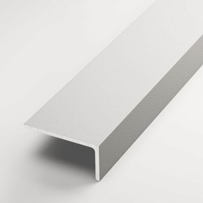 Изображение товара Уголок разнополочный алюминиевый 40х20 мм, длина 2,7 м, профиль угловой внешний Лука УП 14-27, окрас белый 016