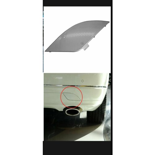 Крышка буксировочного крюка заднего бампера Mercedes C W204 2007-10г.