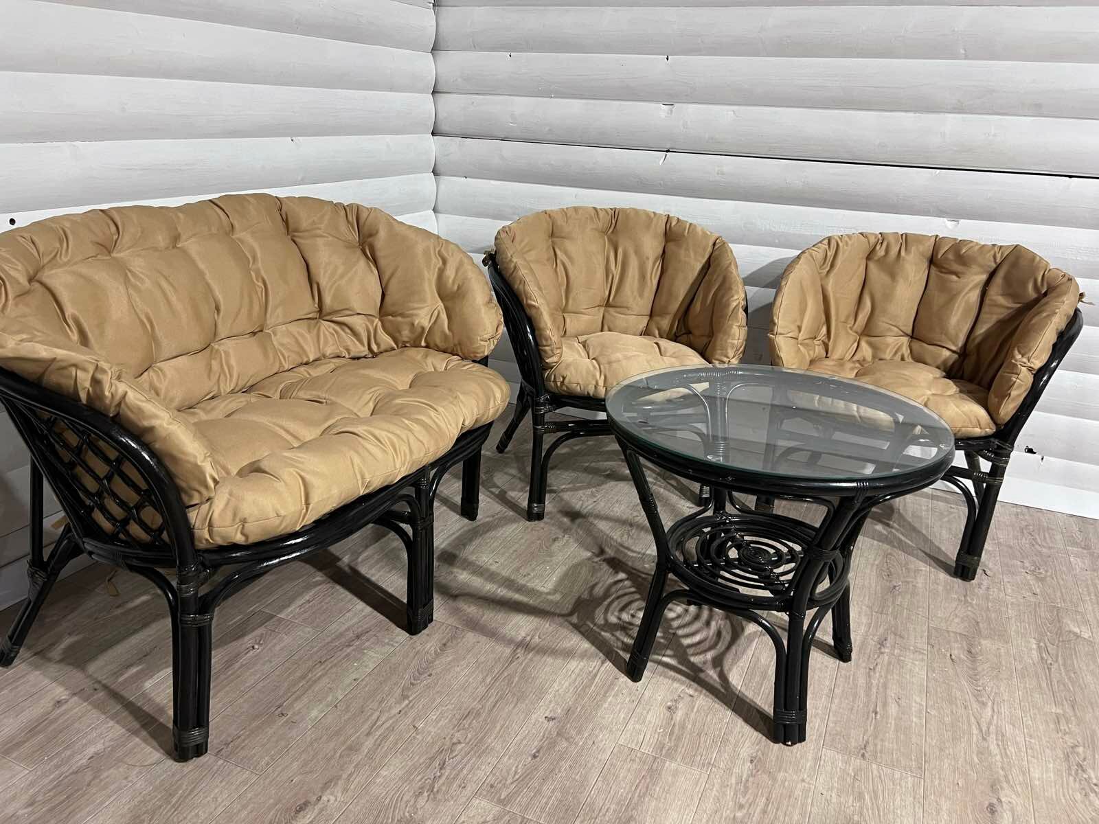 фото Комплект Багама из натурального ротанга