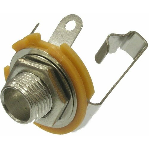 SZC-0068 mono 6.35 mm, Разъём аудио -0068 mono 6.35 мм, гнездо на плату