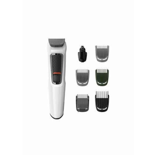 Триммер универсальный борода усы тело нос и уши 7в1 Philips Multigroom series 3000-MG372165 чёрно-белый 3900₽