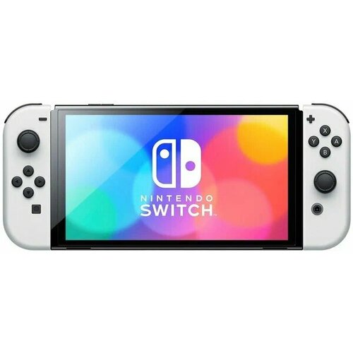 Игровая приставка Nintendo Switch OLED 64 ГБ без игр белый 4064000₽