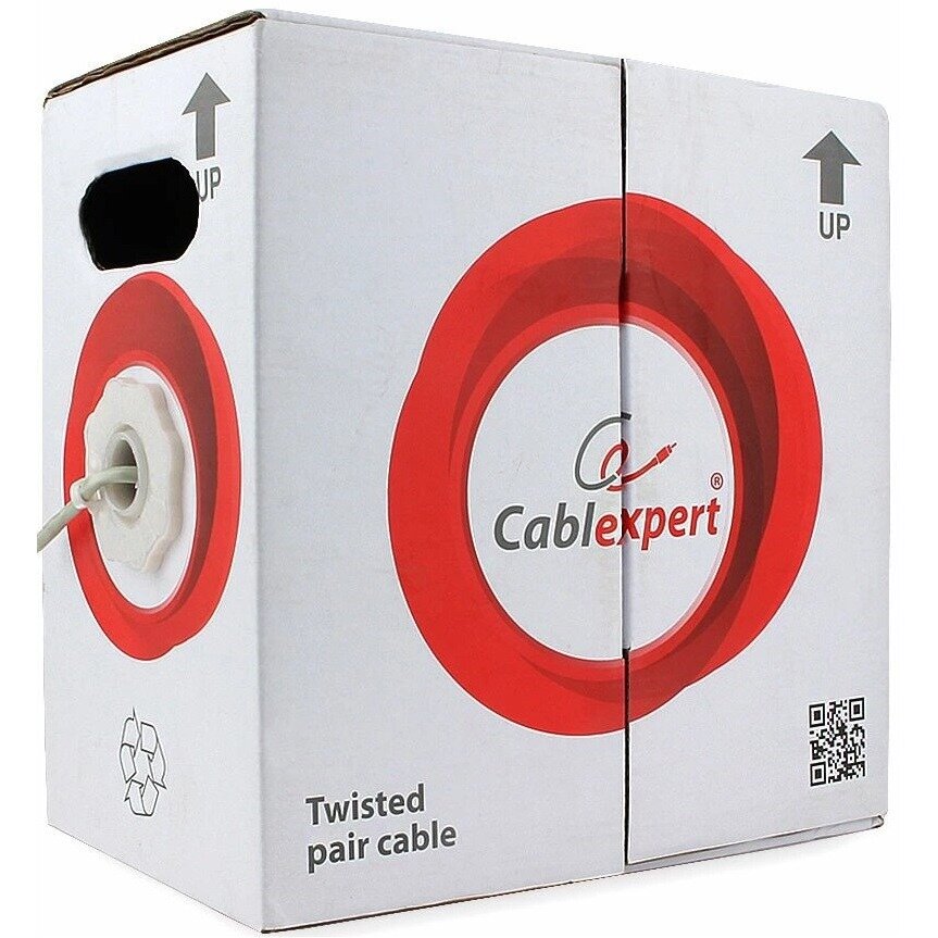 Кабель витая пара на катушке Cablexpert UPC-5051E-SOL/100 100 м катушка