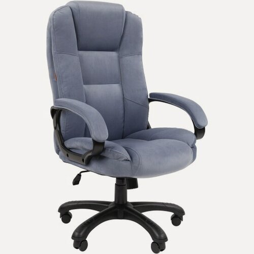 Изображение товара Кресло руководителя Chairman Home 600 Россия ткань Т-71 голубой