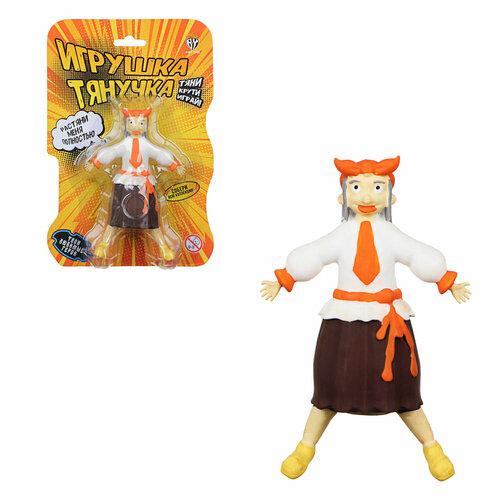 BY Игрушка-тянучка ТПР 23х152см 4 дизайна 4 штуки 1553₽