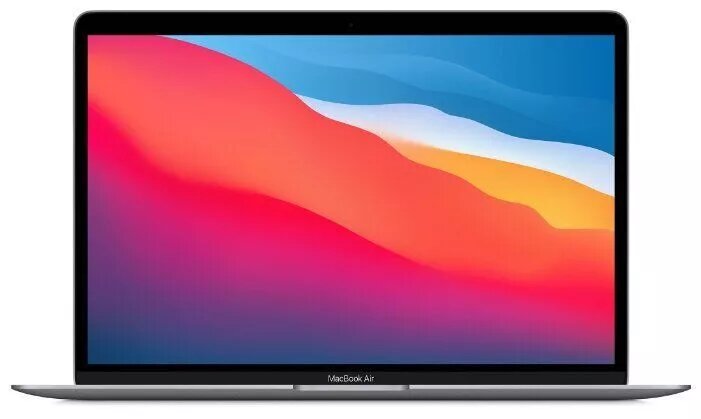 Ноутбук Apple MacBook Air 13.3" 2020 (Русская раскладка) (Серый космос) MGN63, Процессор Apple M1 (3.2 ГГц), Дисплей Retina 2560х1600, 227 ppi, RAM 8 ГБ, SSD 256 ГБ, macOS, Wi-Fi