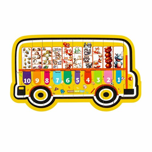 Обучающая игра Автобус с цифрами на подложке 563₽