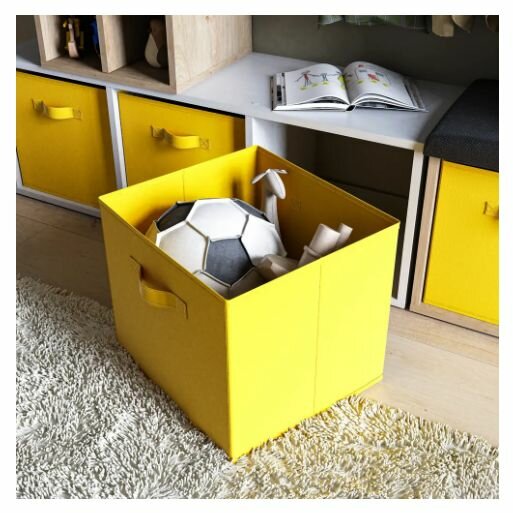 Короб Spaceo KUB Banana 31x31x31 см 29.7 л полиэстер цвет жёлтый