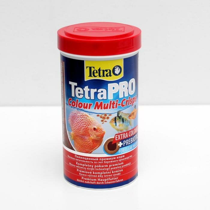 Корм для рыб Tetra Pro Colour для рыб, чипсы для окраса, 500 мл. — фото 1