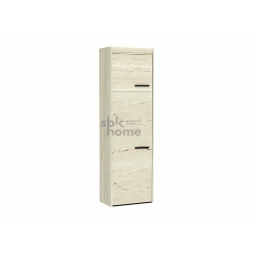 Шкаф М-2, 1-но дверный, Мале (600*384*2000) Дуб галифакс белый, 31206