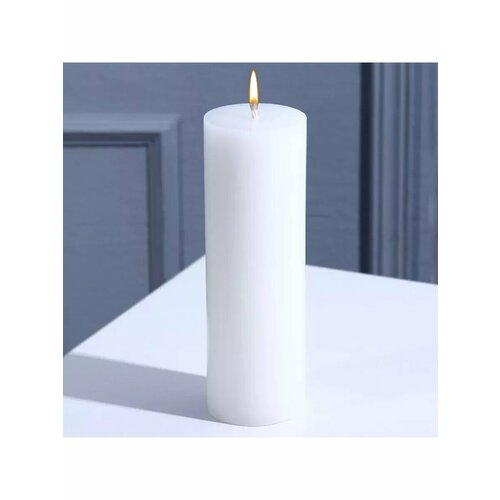 Свеча интерьерная Столбик белая 15 х 5 см 690₽