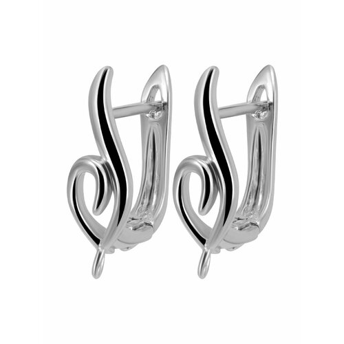 Швензы для сережек основа для серег бижутерный сплав серебристый 32-20029 264₽