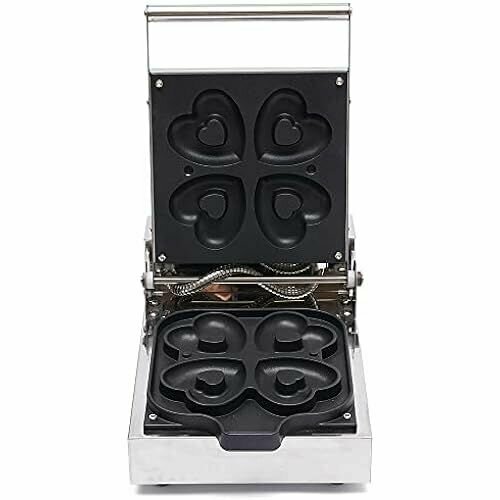 Коммерческая антипригарная электрическая машина для выпечки пончиков 4 шт мини-сердце 4324500₽