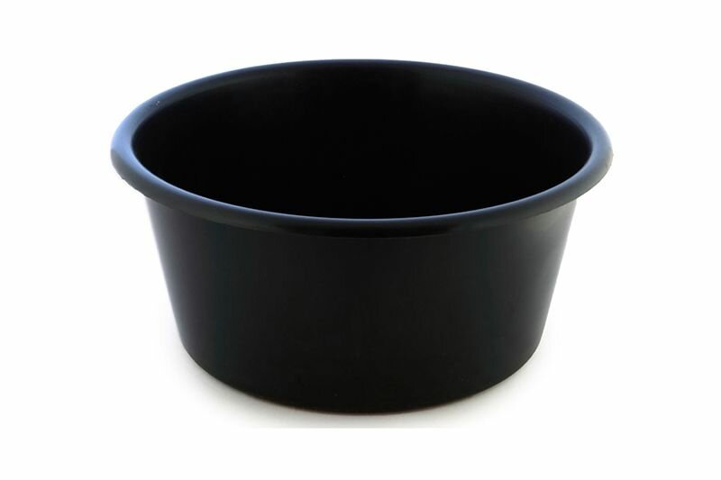 фото Таз строительный 40л пластик черный круглый