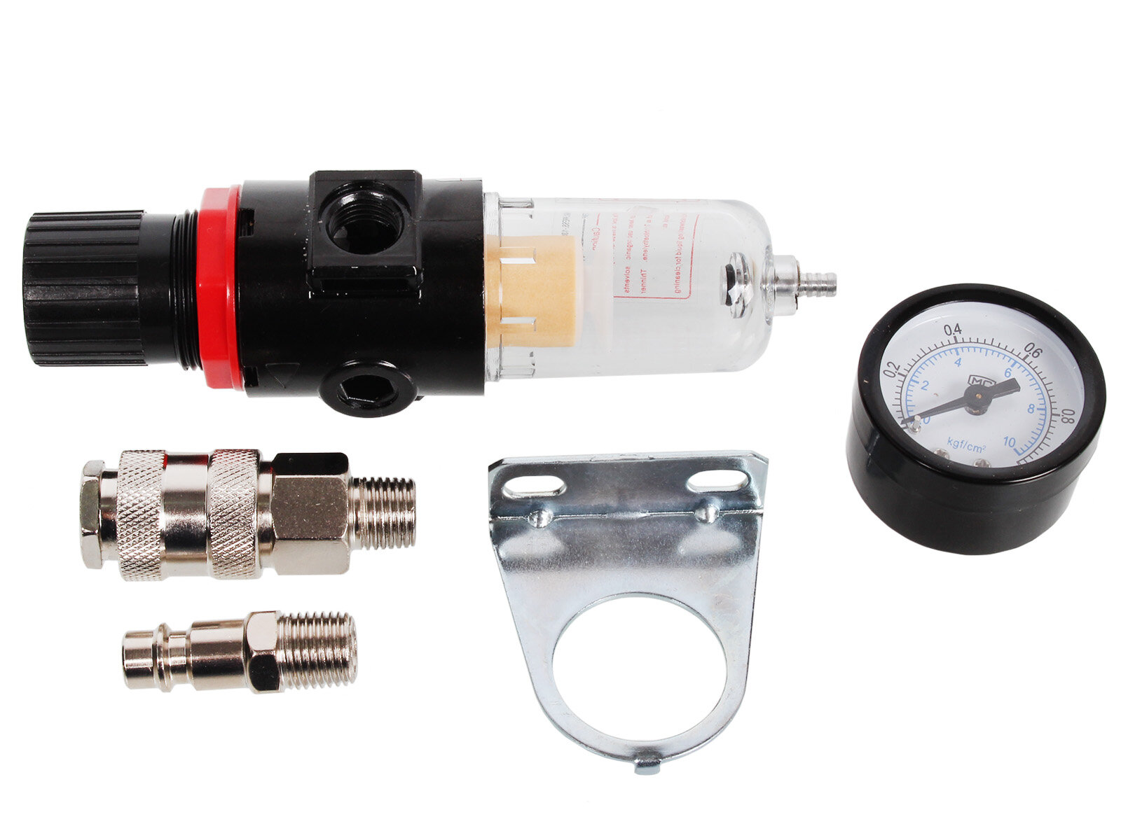 фото Фильтр влагоотделитель c индикатором давления 1/4 AR-P-FVM-1/4