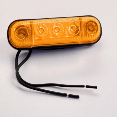Фонарь габаритный 12/24В 3LED желтый мигающий 005.3731-37 (No name)