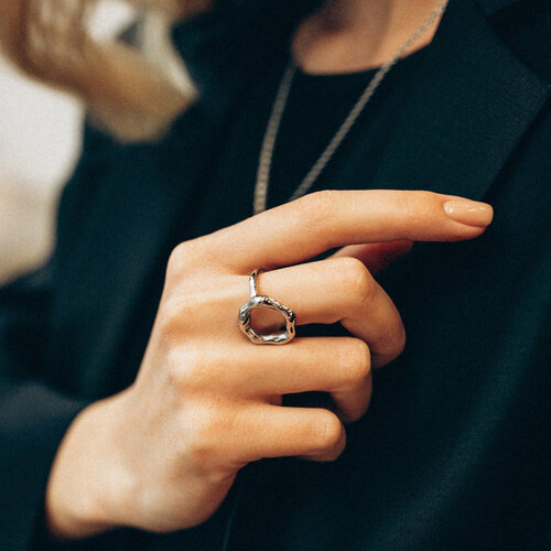 Кольцо Miniature размер 18 серебристый 2299₽