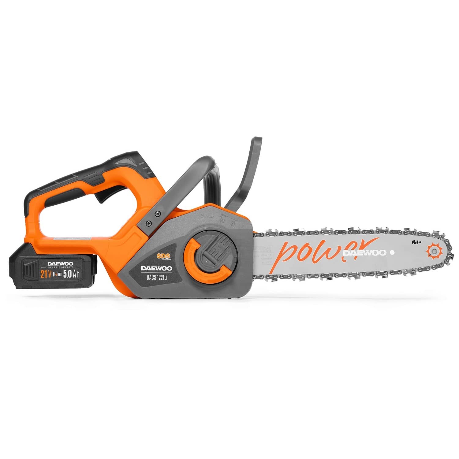 Обзор: Аккумуляторная пила DAEWOO DACS 1221Li SET c АКБ 5 Ач и ЗУ