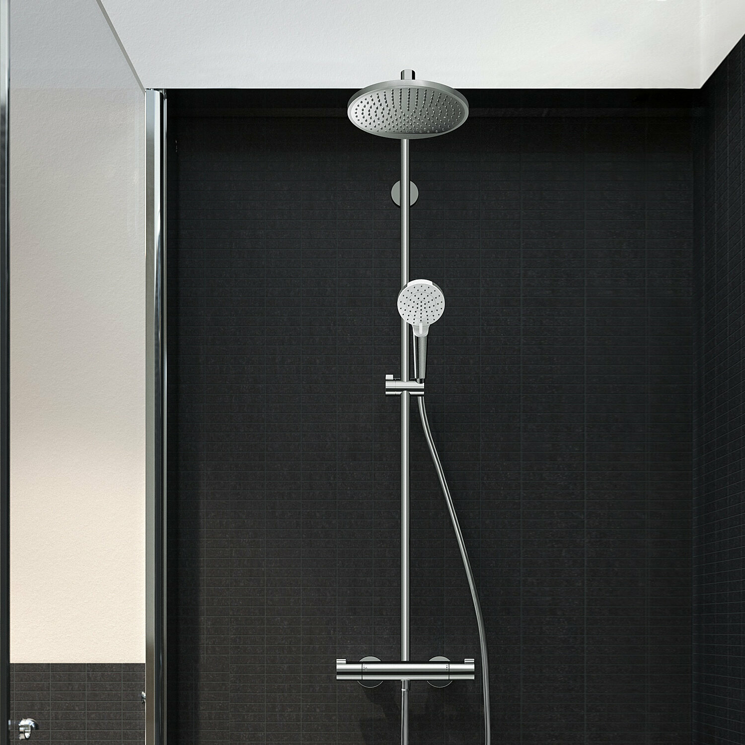 Душевая стойка Hansgrohe Crometta S 240 1jet Showerpipe 27267000 хром