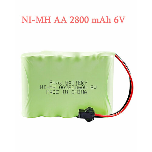 Аккумулятор Ni-Mh 6v AA 2800mah для радиоуправляемых игрушек разъем YP 1206₽