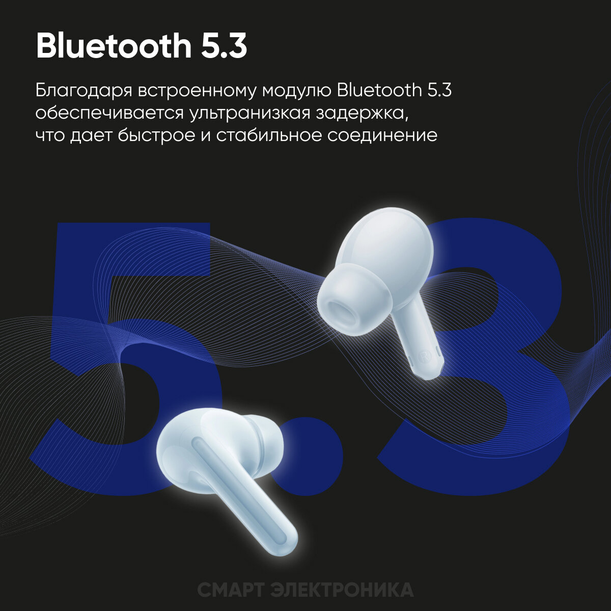 TWS Наушники Redmi Buds 6 Lite, M2349E1, Blue — фото 1