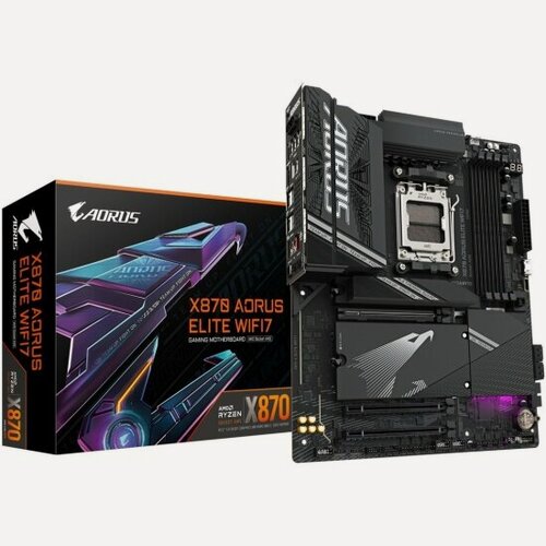 Изображение товара Материнская плата Gigabyte X870 AORUS ELITE WIFI7 (AM5, ATX)