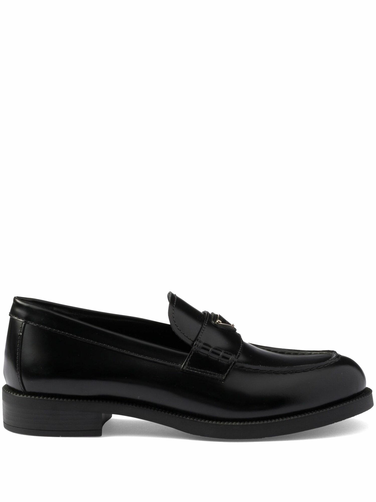 Лоферы Prada, размер 39 IT, черный