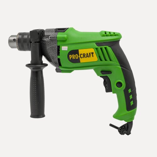 Изображение товара Электрическая дрель ProCraft PS980, ударная, 13 мм патрон, 980 Вт, быстрозажимной патрон