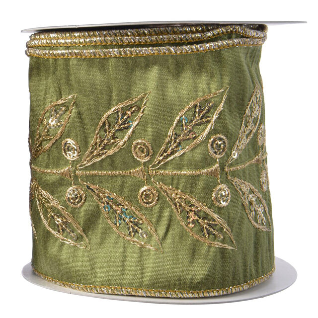 Декоративная лента Bella Olive: Fiore 500*10 см