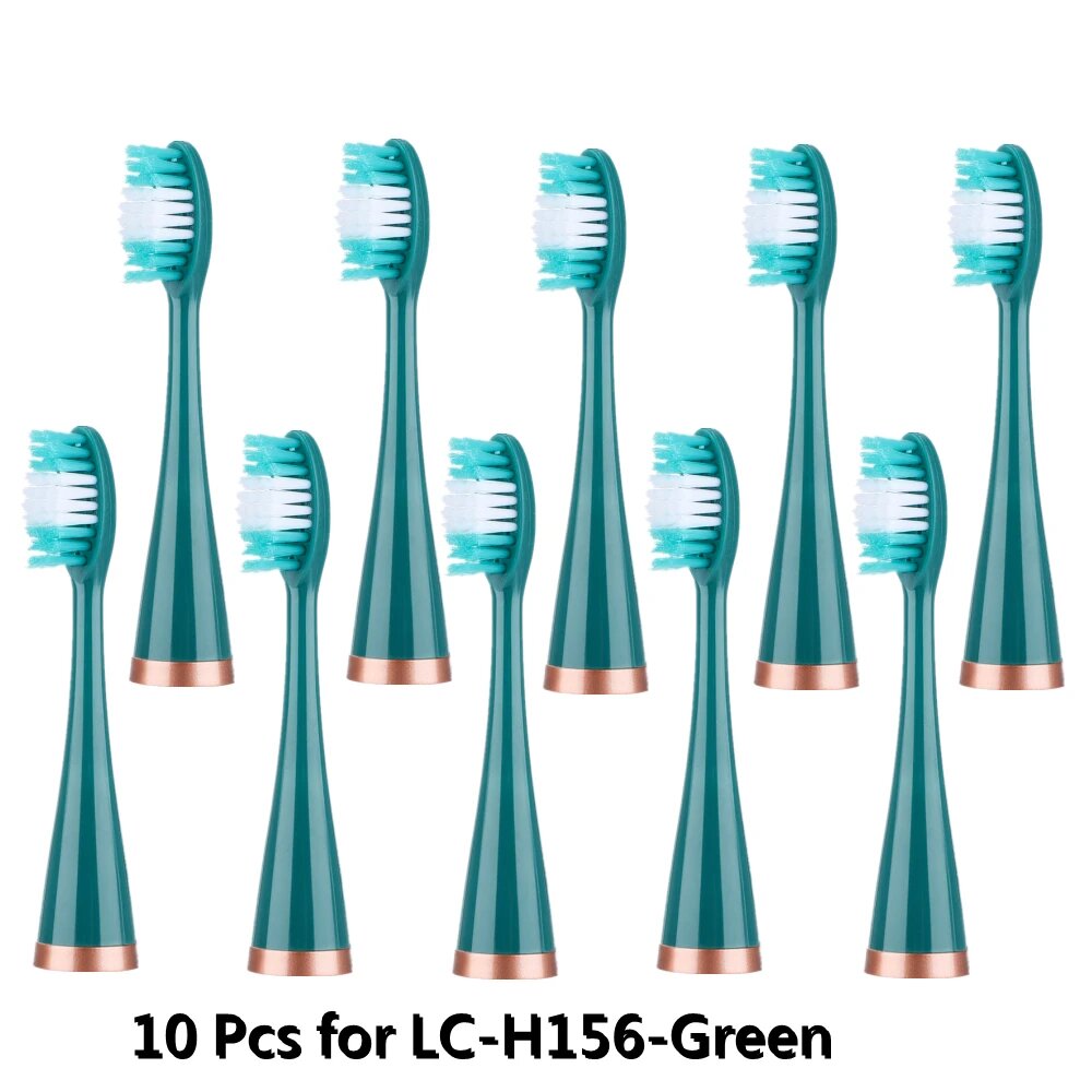 10/8 шт. сменные насадки для электрических зубных щеток для LC-H156/M07, умная зубная щетка, сменные насадки, насадки для щеток для взрослых, уход за полостью рта, 10PCS LC-H156