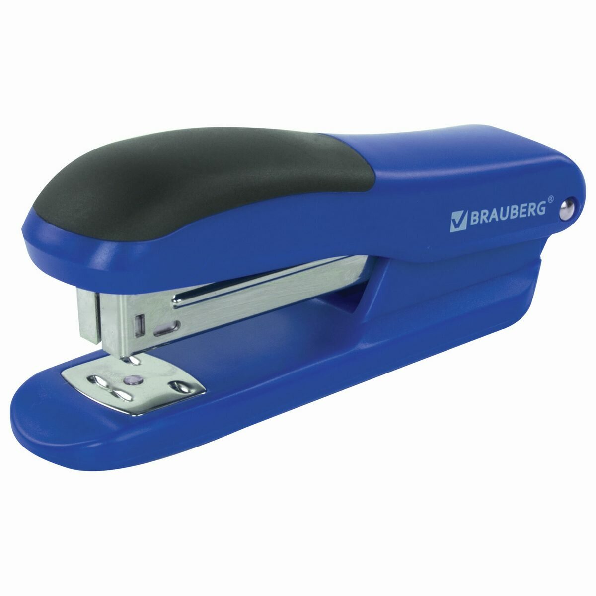 Степлер Brauberg SX-39, №24/6 - 26/6, до 25 листов, синий (228591)