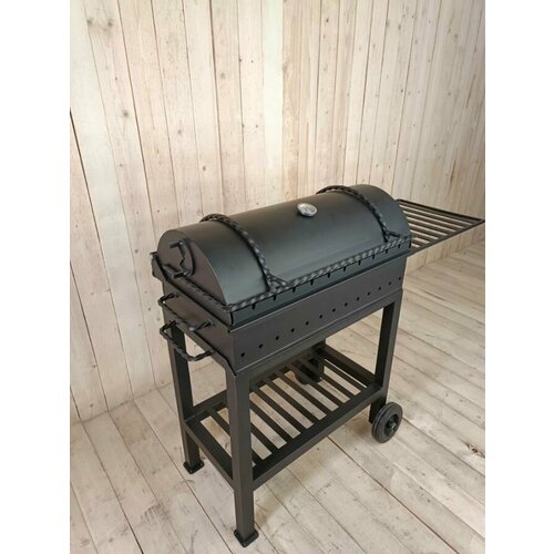 Мангал - гриль. Усиленное барбекю 5мм горячекатанная сталь. С крышкой и столиком