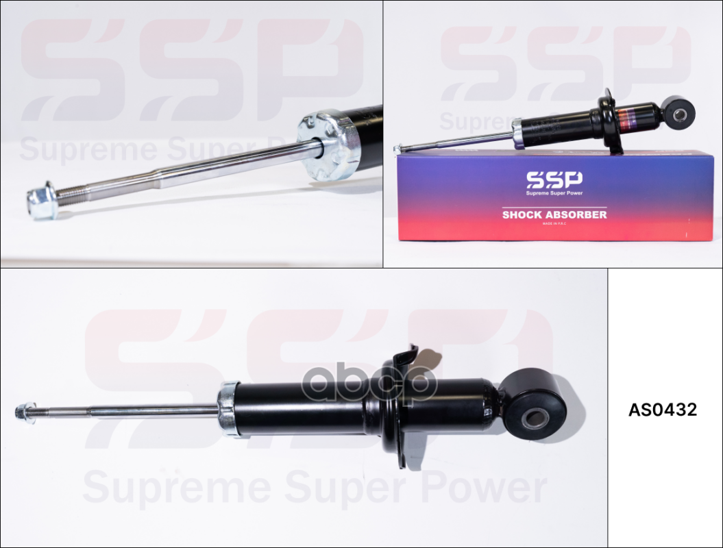 Амортизатор Ssp 341298 52611-S7a-N04 Honda Stream Rn 00-06 Rear Lh=Rh SSP арт. AS0432