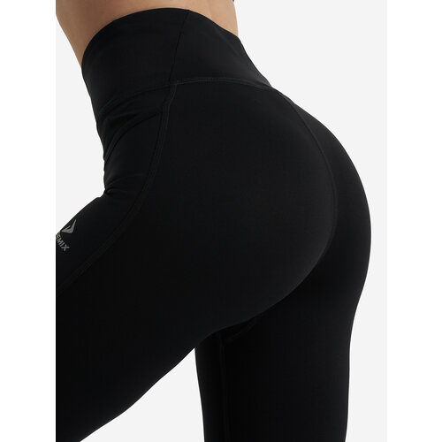 фото Легинсы спортивные demix w d running urban leggings, размер 44, черный