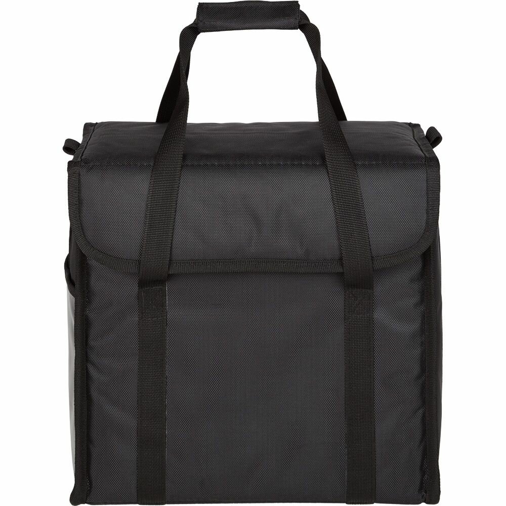 Термосумка для обедов КНР ткань черная, 35х25х35 см, 31 л