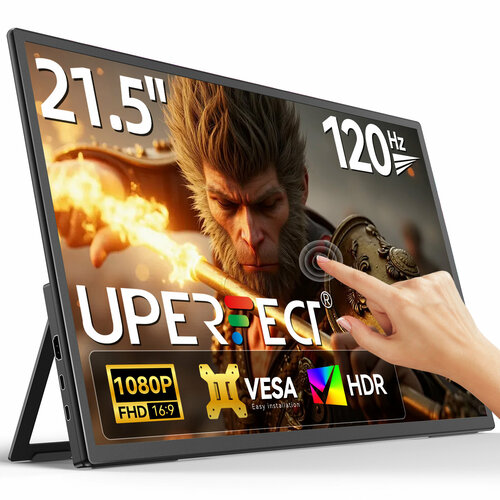 215 Портативный сенсорный монитор UPERFECT UMAX215 Touch 1920x1080 120 Гц IPS 40541₽