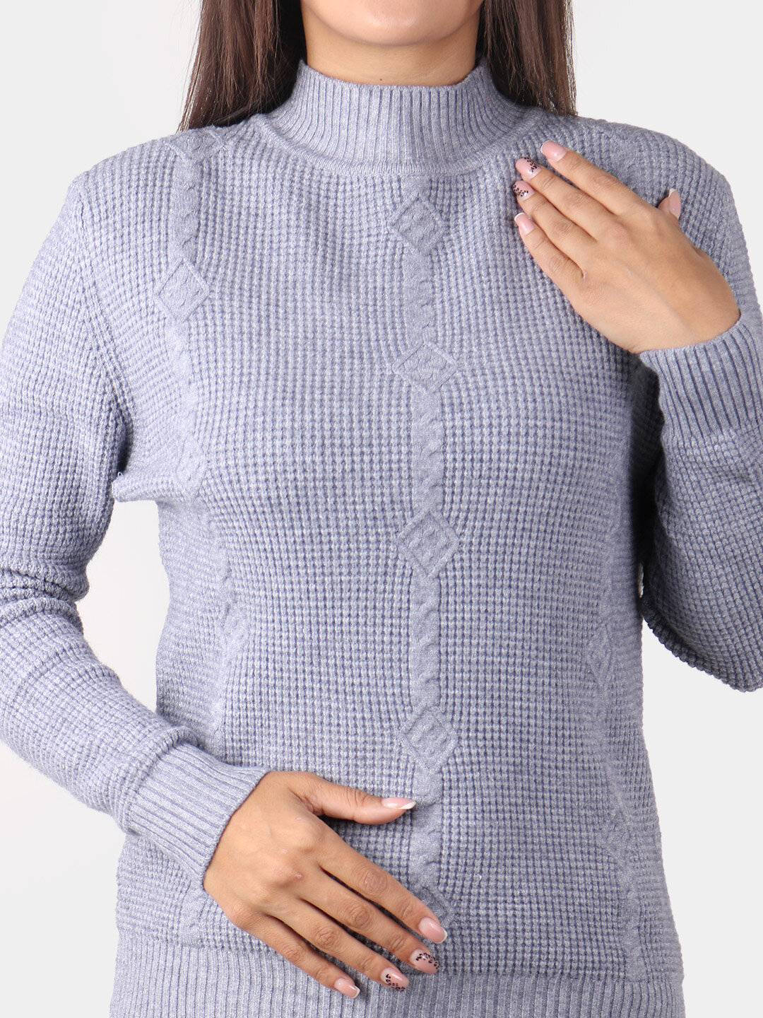 Свитер размер One Size, , серый металлик — фото 1