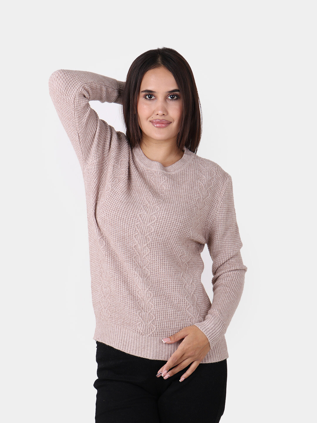 Свитер размер One Size, , кремовый — фото 1