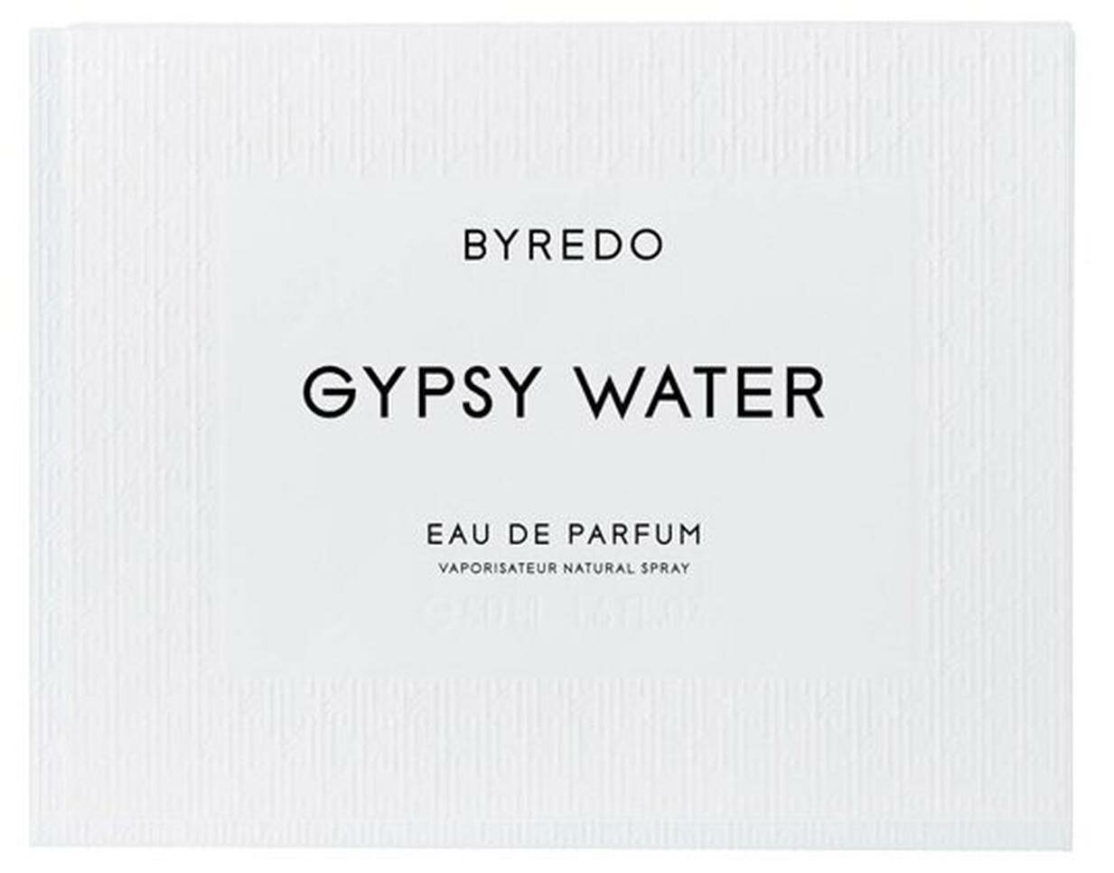 Парфюмерная вода BYREDO Gypsy Water, объем 50 мл, аромат унисекс, 2008 год — фото 1