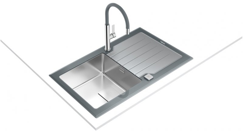Кухонная мойка Teka Diamond RS15 1B 1D 86 Stone Grey