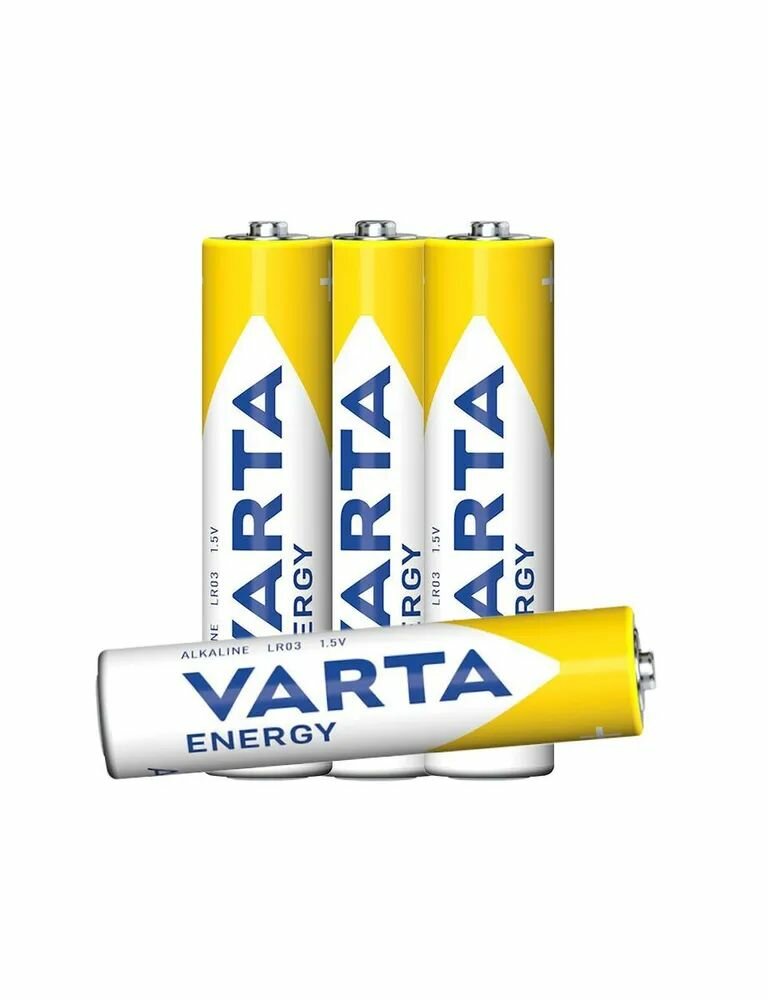 Батарейка щелочная VARTA Energy LR03 AAA мизинчиковая, 1 упаковка 24 штуки — фото 1