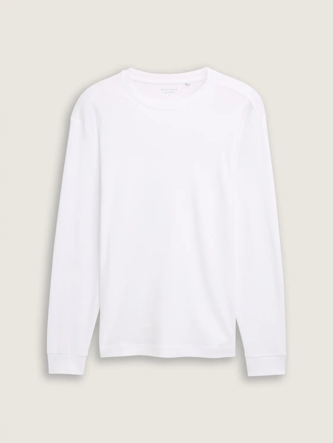 Лонгслив Tom Tailor, размер XXL, , белый — фото 1