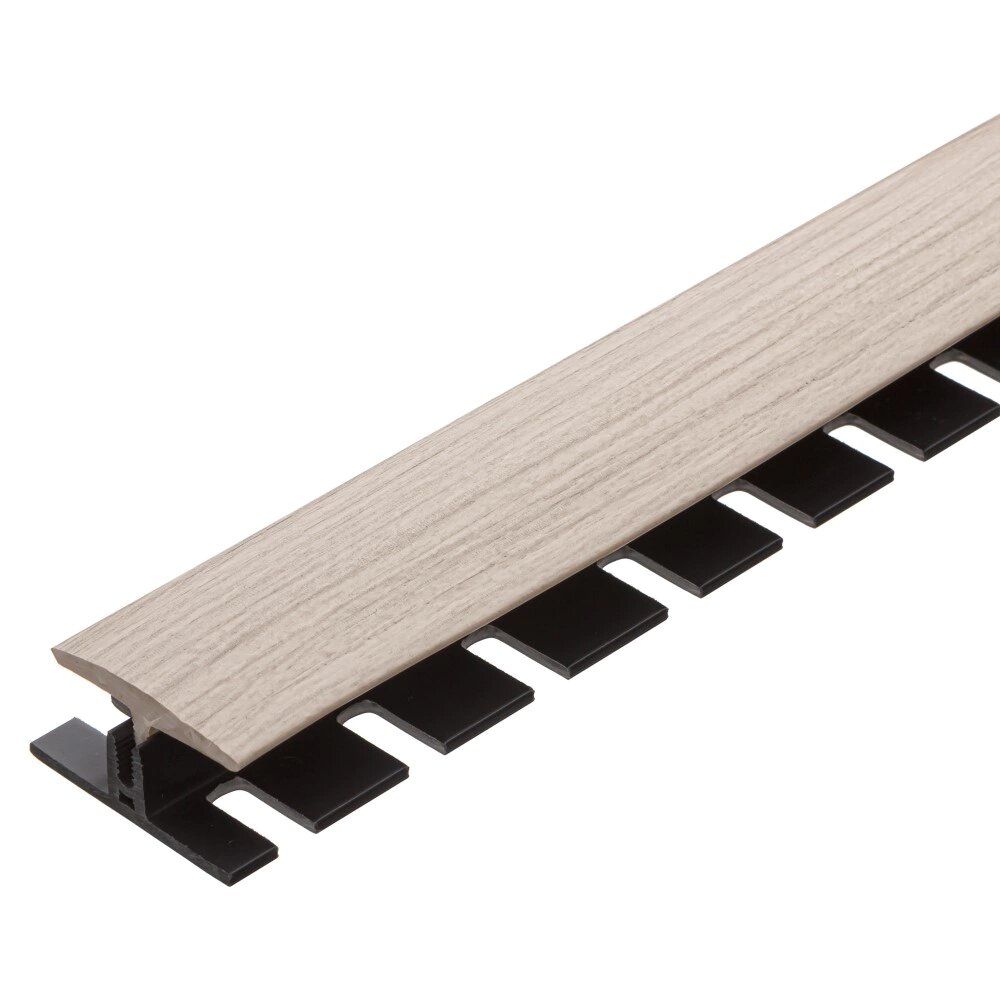 Гибкий порог с крепежом SmartProfile BR 224 дуб крафт серый 3 м