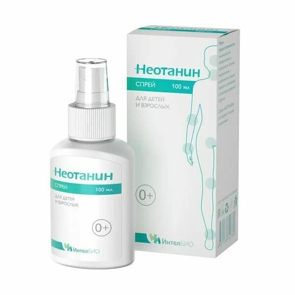 Неотанин спрей для детей и взрослых фл, 100 мл, 1 шт, 1 уп.