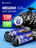Мешки для мусора Lomberta 120 л, 10 шт, прочные, плотные, для хранения и переезд...