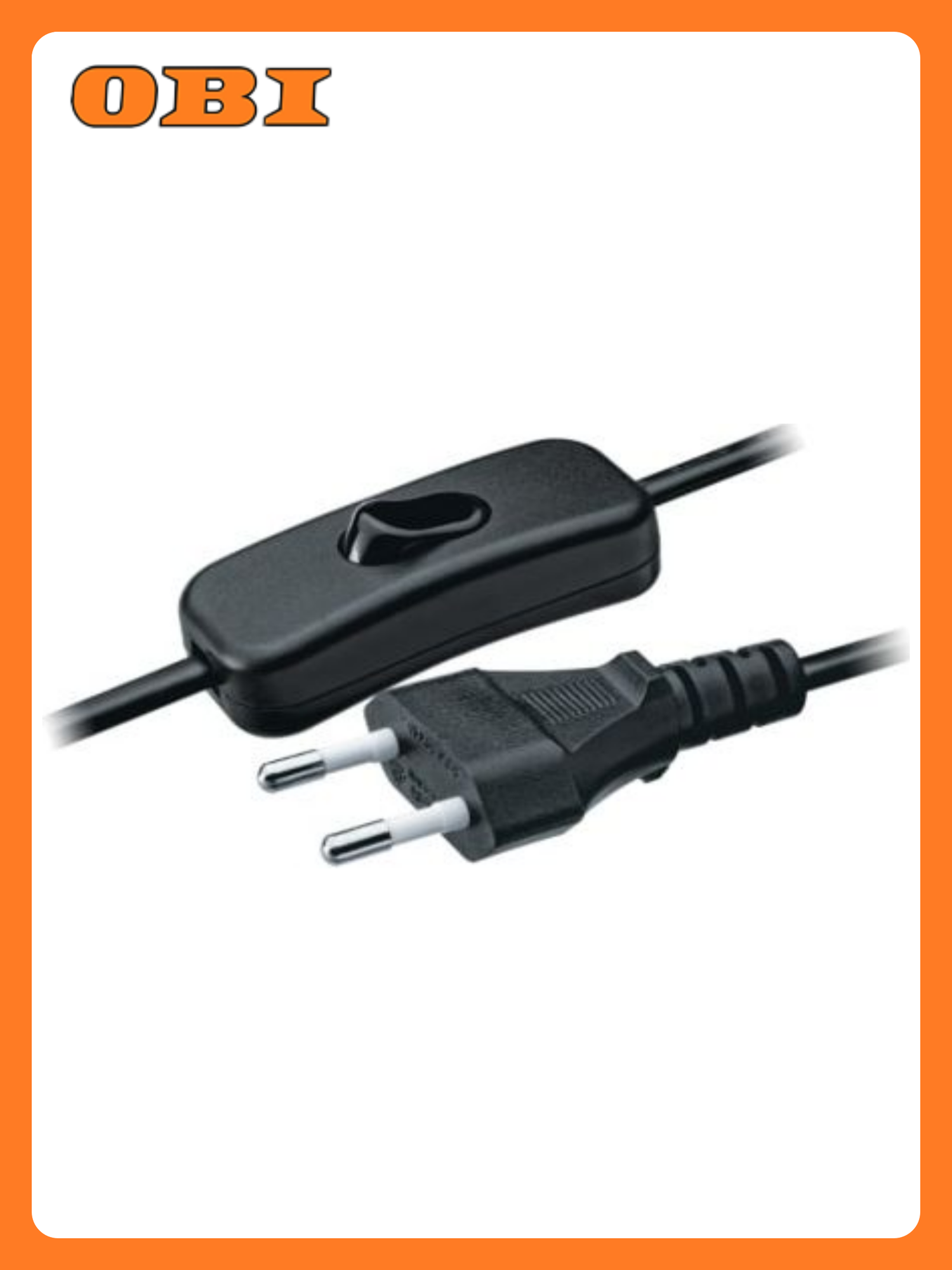 Шнур с выключателем NAVIGATOR черный 17 м