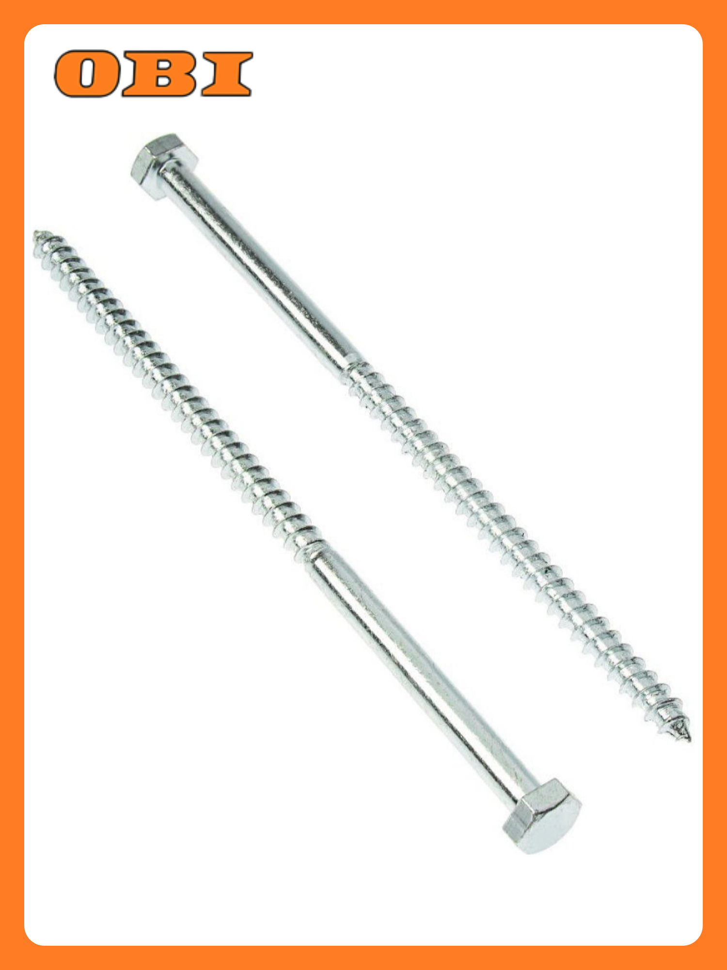 Шурупы Tech-KREP сантехнические оцинкованные шестигранные 2 шт