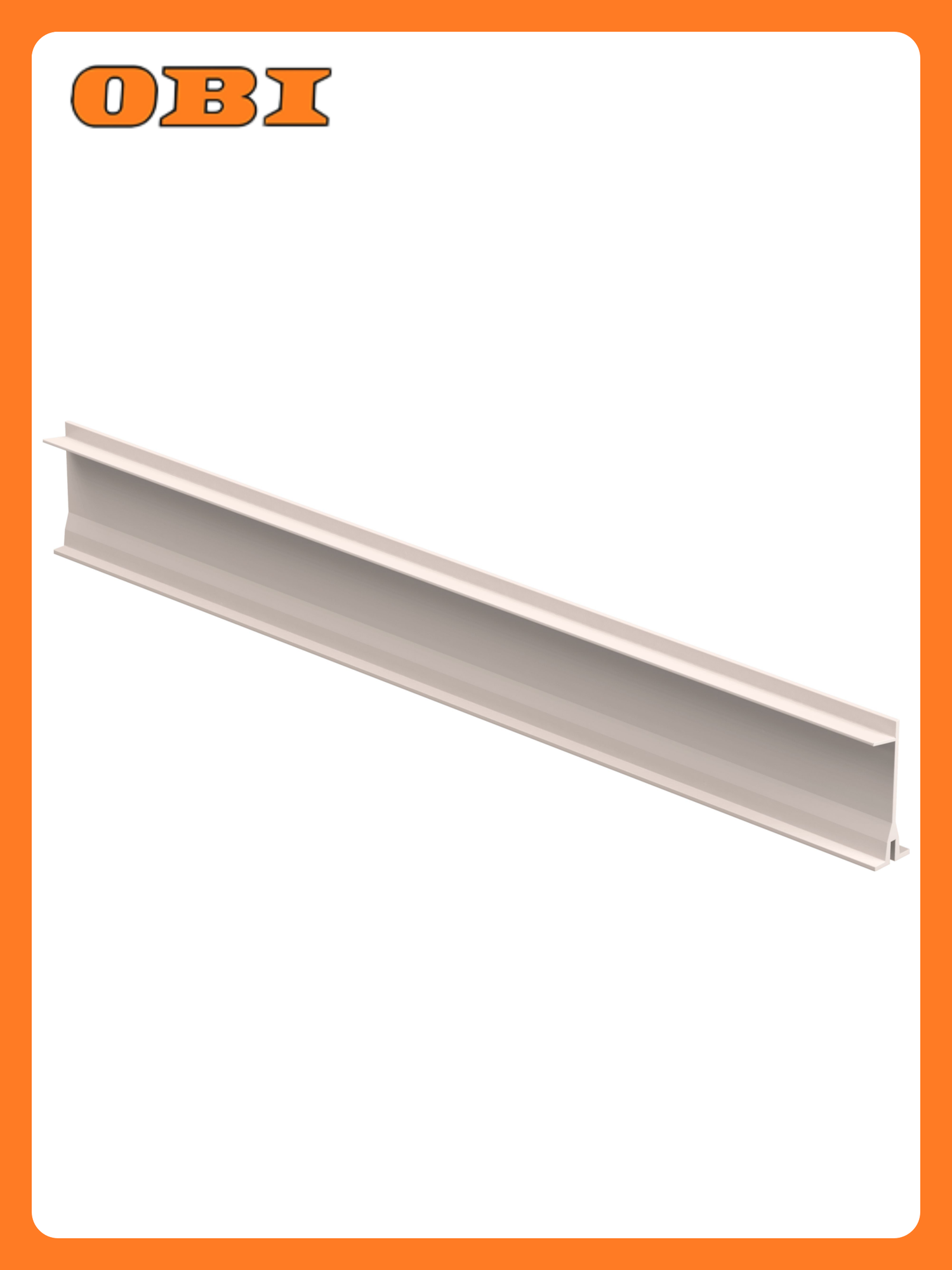 Разделительная перегородка IEK праймер пластик 60мм белая