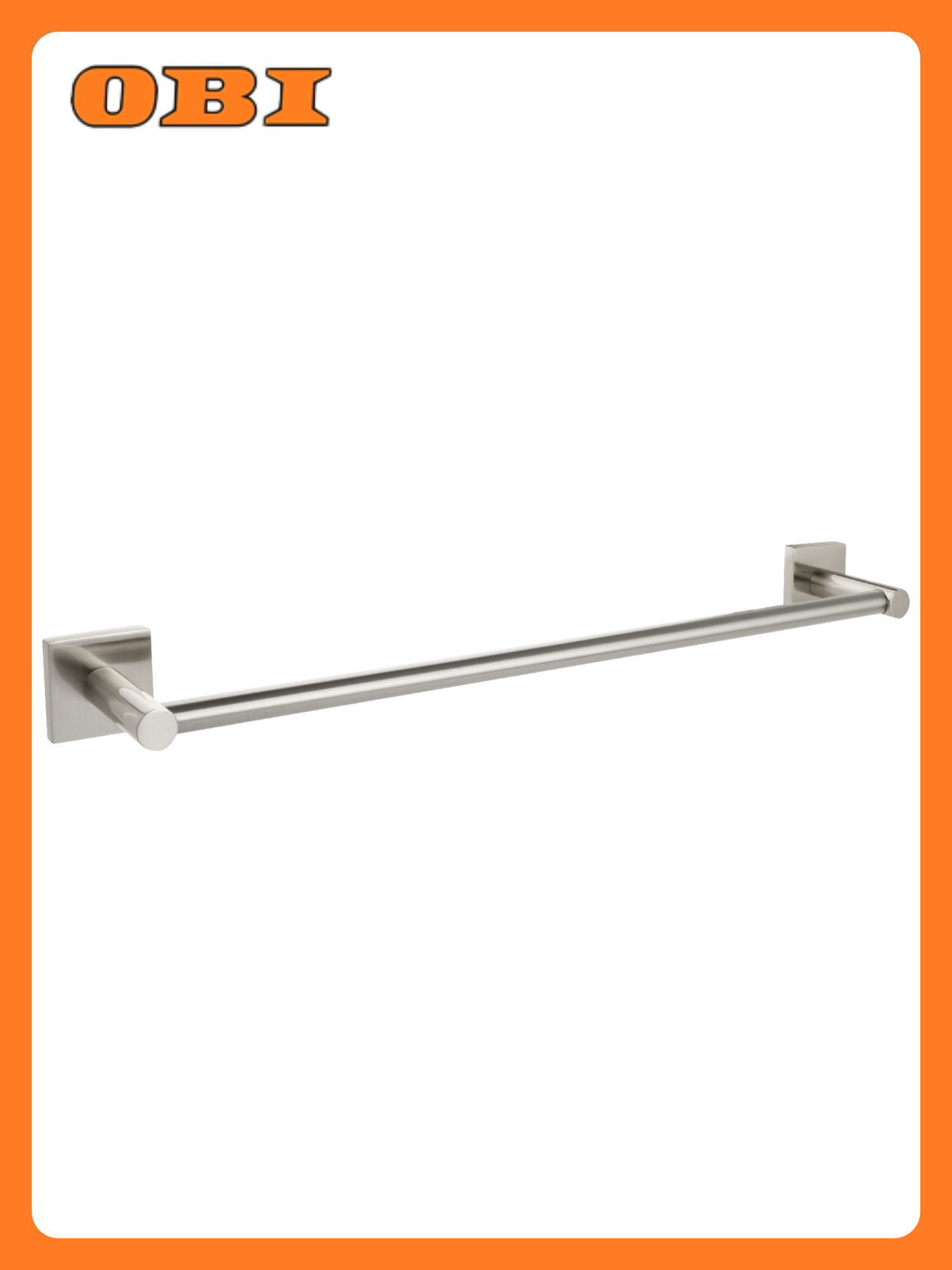 Держатель для полотенца Fixsen Lux Satin нержавеющая сталь серебристый 49 см