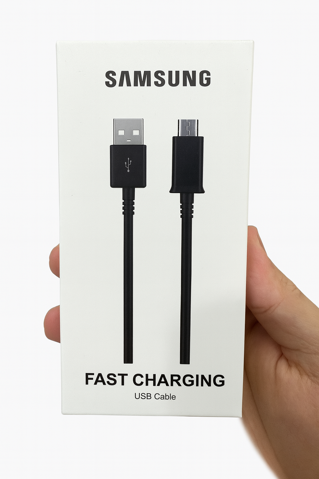 Кабель USB для быстрой зарядки Samsung – кабель Micro USB (черного цвета) — фото 1